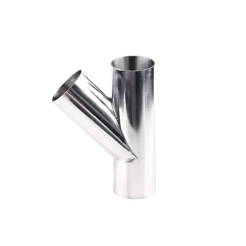 Raccordement de tuyauterie 38mm en inox 304 avec dérivation en Y pour un flux stable