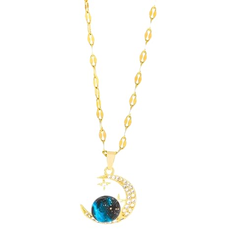 Colliers pendentif planète lune de rêve, le cadeau idéal pour toutes les femmes