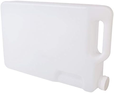 Hudson Exchange - 1001382 5 Liter Hedpak Container with Cap, HDPE, Natural