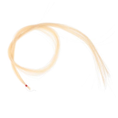 Milisten 1 Bunch Professional Cello Bow Hair Replacement Kit Durable Horse Tail Hair for Violin Accessories Instrument Supplies Fine Workmanship for Musicians