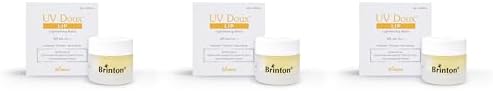 UV Doux Lip Lightening Balm SPF 40 PA++ | India’s No.1 Dermatologist Recommended Brand | With Almond Oil, Olive Oil & Vitamin E | For Pigmented & Dry Lips | Hydrates & Protects | 8 g Pack of 3