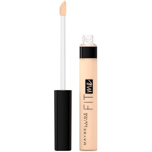 Maybelline New York Fit Me Liquid Concealer Makeup, Natural Coverage, Lightweight, Conceals, Covers Oil-Free, Light, 1 Count (Packaging May Vary)