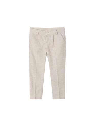 Mayoral Linen Suiting Pants for Boys Sand