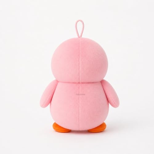 Image of Baby Penguin Soft Toy for Girls Boys Kids, Pink, Animal Plush Stuffed Teddy Gift Birthday, 18 cm