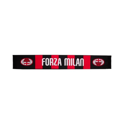 DESIGN: Sciarpa con scritta Forza Milan