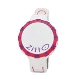 Zitto Watch Active Orologio in silicone quadrante led - Waterproof (Pearl White, Piccolo (36 mm diam cassa))