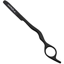 Personna Long Blade Razor Blade Holder With Straight Handle, Professional Razor, Stainless Steel, Barbers Razor for Men's Shaving, Barbers Shaving Knife