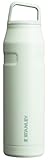 STANLEY IceFlow Cap and Carry Water Bottle 36 oz | Wide Mouth Twist Lid | Lightweight and Leakproof for Travel and Sports | Insulated Stainless Steel | BPA-Free | Mist