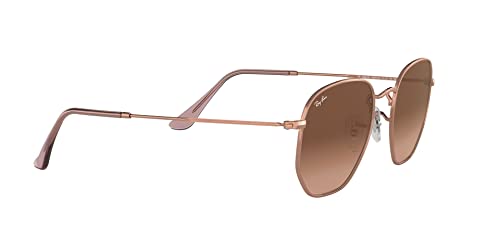 Ray-Ban RB3548NL HEXAGONAL Óculos de Sol Unissex Bronze