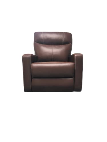 Image of IRS Brown Leatherette Motorized Recliner Chair