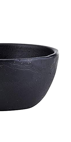 47Th & Main Durable Black Cast Iron Bowl, Small, Round, 14 Fl.oz. #TOP2