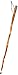 SE Survivor Series Hand Carved Wolf Hiking Stick, 55
