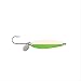Luhr Jensen Coyote Spoon Lure, Everglow/Fluorescent Green H&H/Nickel Back, 4-Inch