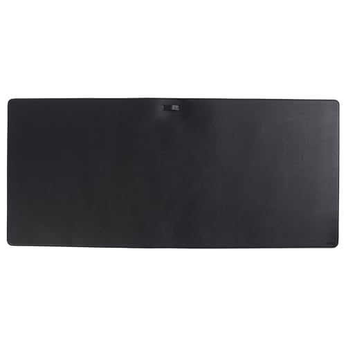 Desire2 Charcoal Prestige Schreibtischunterlage, großes Mauspad für Schreibtisch, Mauspad und Tischunterlage für Tastatur, veganes Leder, Schreibtischunterlage für Desktop und Laptops