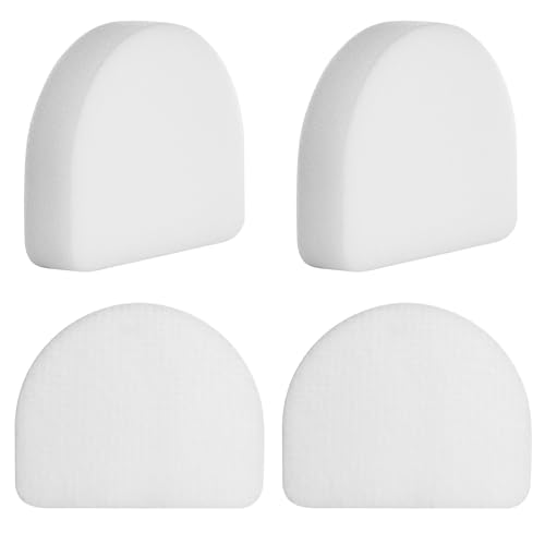 AZ4002 Replacement Filters for Shark POWERDETECT Upright Vacuum Cleaner AZ4000 AZ4002 AZ4000C, 2 Foam & 2 Felt Filters Compare to Part #XFAZ4000