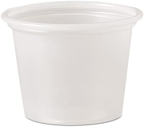 DART P100N 1 Oz Plastic Souffle Portion Cup, Translucent, (Pack of 250) image 2
