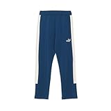 PUMA(プーマ) ジム スポーツ カジュアル ロングパンツ ワンライン CORE HERITAGE MX トラックパンツ 683585 メンズ 24年秋冬カラー セ-リング ブル-(75)