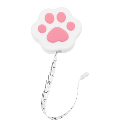 MUELODSIC Cinta Métrica Miniatura de Gato con Pata Retráctil Automática Flexible y Portátil para Costura y Medición Precisa