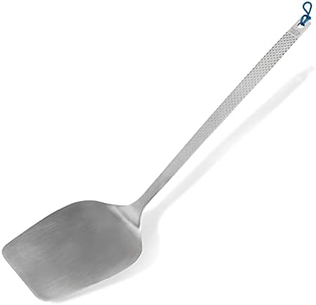 Tasty Kitchen Serving Spoon, Stainless Steel, Heat-Resistant, Spoon Ladle, with Modern Handle for Cooking and Serving Food, Dishwasher-Safe, Dimensions: 30.5x7.5 cm, Colours: Silver