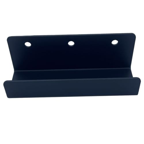 Image of 4 PCS Black Steel Wall Tile Bracket, Ladder Hanger for Wall Mount, U Bracket, Billboard Hook, Thickness 2 mm, Slot Width 38mm