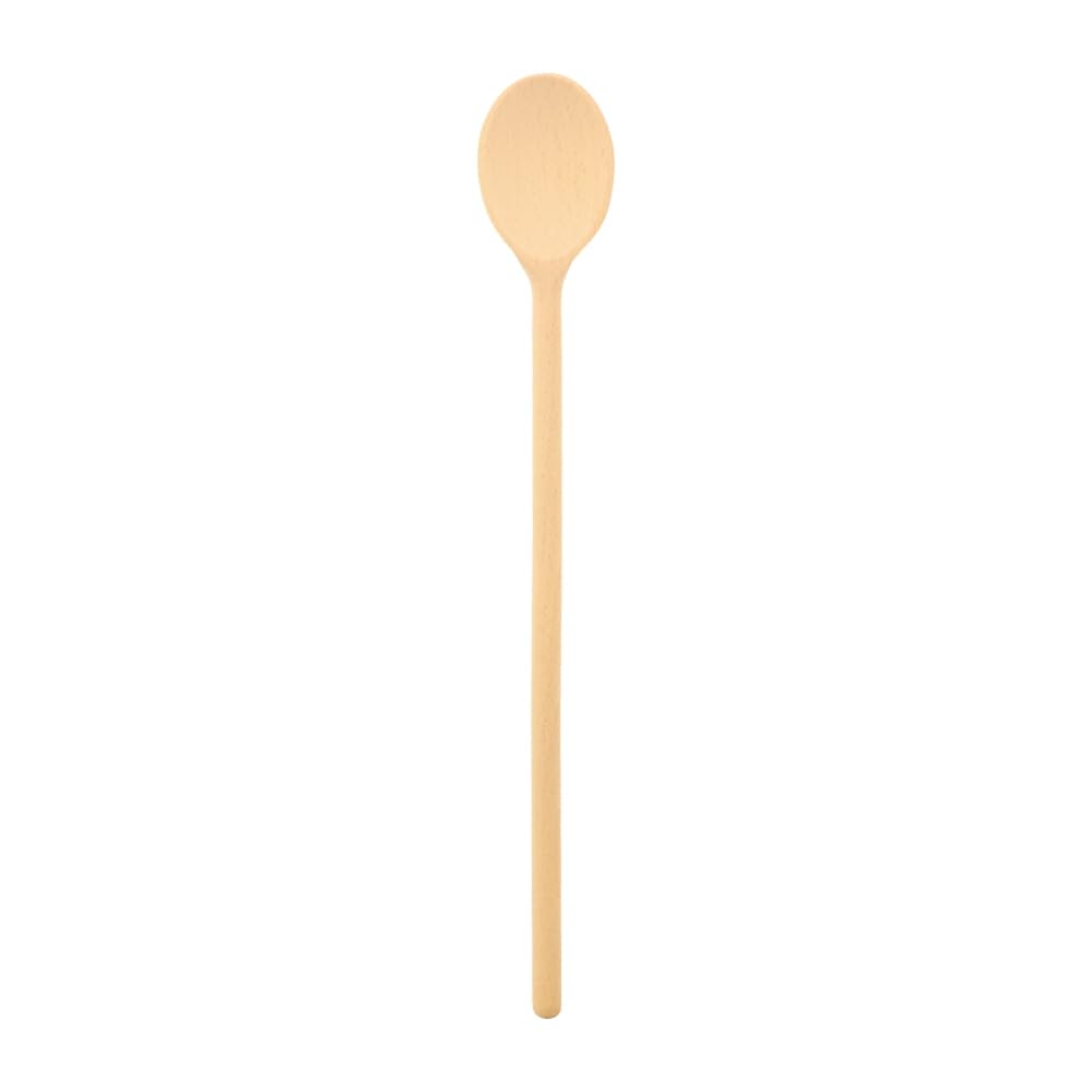 50x HOFMEISTER® Holz-Kochlöffel, 40 cm, Naturprodukt: handgefertigt, plastikfrei, Keine Kratzer im Topf, unbehandelt, hitzebeständig, Rührlöffel aus Buche, oval (1 Stück)