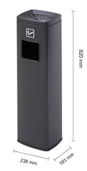 訳あり‼️ スタンド灰皿 屋外 角型 シルバー 吸い殻入れ アッシュトレイ Amazon.co.jp: スタンド灰皿 屋外灰皿 角型 シルバー 吸い殻入れ