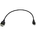 InstallerParts 1Ft HDMI A-M to Mini (Type-C) Thin Cable High Speed w/Ethernet 36AWG –Type-A 19-Pin Connector – Male Cable