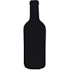 Securit Silhouet Fles Shape Board met Krijtmarkering, 0,3 x 19 x 50 cm, Multi-Color
