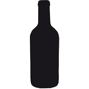 Securit Silhouet Fles Shape Board met Krijtmarkering, 0,3 x 19 x 50 cm, Multi-Color