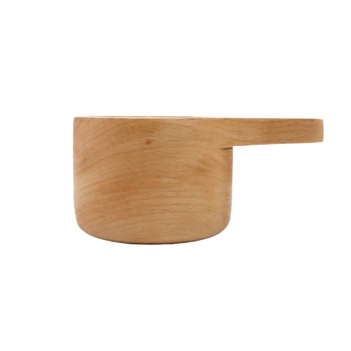 Vaso medidor de madera 1/2 taza para cocina y repostería miniatura 3