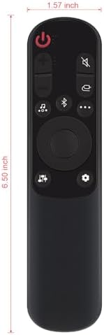 AKB76038001 Replace Remote Control fit for LG Sound Bar SP9YA SP8YA SPP8-W SP9YT WTP3 SP9A SP8A SPP5-W SP7Y S90QY S80QY SPQ8-W SPQ8-S SP11RA SPP11M-SL SPP11M-SR S95QR SPQ9-SL SPQ9-SR S78S2-S DS80QR - Thumbnail 2