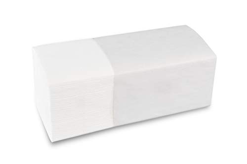 SemyTop Papierhandtücher, 2 -lagig, ZZ/V-Falz, 24.5 x 22 cm, hochweiss, 4000 Blatt, 1er Pack (1 x 1 Stück) ST-88058 weià – Bild 2