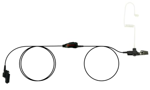 Auriculares de tubo acústico EH para vigilancia nocturna y eventos masivos en radios Kenwood