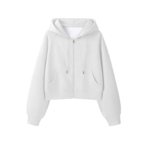 Sweat capuche femme uni léger mi-saison tailles S-5XL