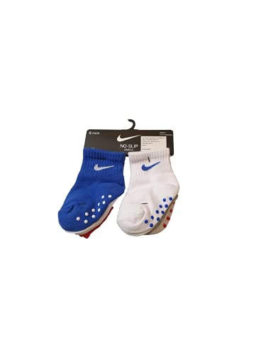 Nike Pop Color 6Pk Ankle Grippr Chaussettes pour bébé Game Royal 12/24 mois