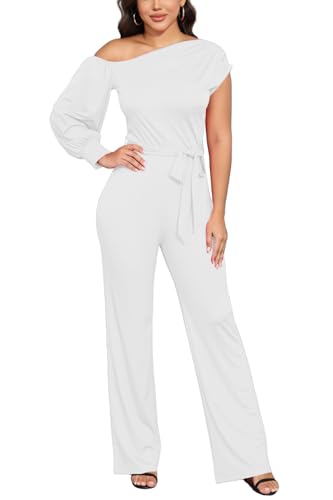 DeftSharp 2025 Women's Sexy Cocktail Party Clubwear Casual Working Rompers Long Dressy Jumpsuit