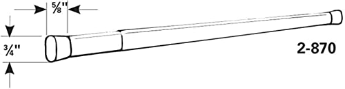 Oval Spring Tension Rod 16-24" By Graber #TOP4