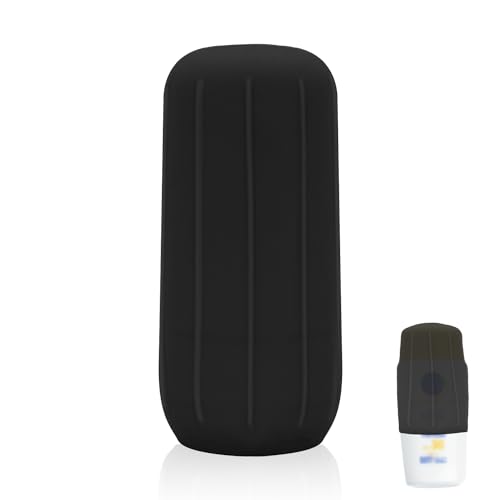 Dohia Silicone Bottle Cover Travel Essentials Reusable Elastic Sleeves for Leak Proofing Sleeve Leak Locks Travel Accessories for Shampoo Conditioner Wash Body Bottles D1-GJLXPT（Black）