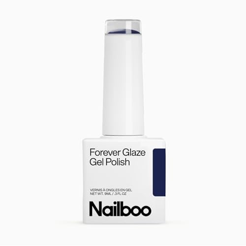 Nailboo Forever Glaze Gel Polish, Long-Lasting Ultra Shine, Highly Pigmented & Chip-Resistant UV/LED Soak-Off Gel Nail Polish, Salon-Quality Manicure Color, Ocean Blue, 0.3 fl oz
