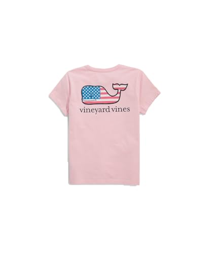 vineyard vines Girls Flag Whale Short-Sleeve Pocket Tee - Main Image