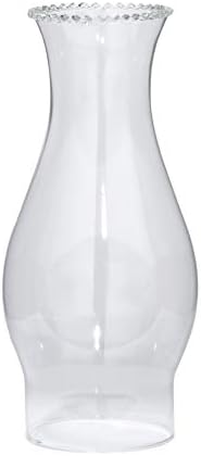 B&P Lamp 3" X 8 1/2" Clear Crimped Top Chimney