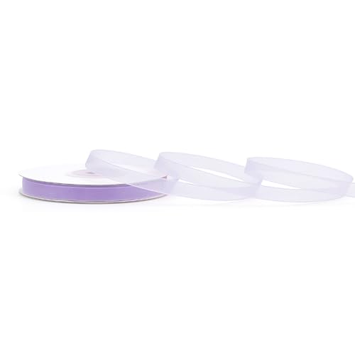 25 M ruban d'organza - 6 mm/22 coloris au choix parme 462
