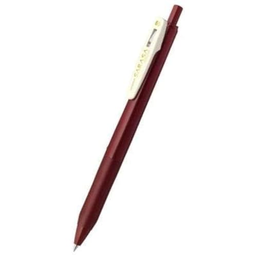 Zebra Gel Ballpointpen SARASA 0.5mm Vintage Color Body, Red Black Body, Red Black Ink