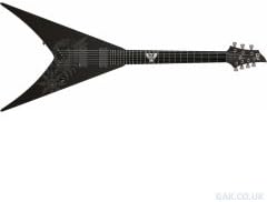 ESP LTD HEX-7 Nergal "V" 7-String Electric Guitar