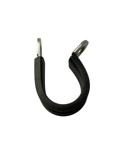 8mm Stainless Steel P Clips with Rubber Lining, Pack of 5, Durable - Image 4