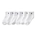 Polo Baby Socks for Boys and Girls with Gripper Bottoms (6 Pairs) White/ Blue Pony, 2T - 4T (Toddler)