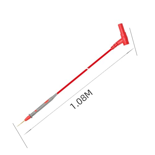 Image of 1000V 20A Multimeter Test Leads, 4PCS Multimeter Probes Banana Plug, Digital Multi Meter Clamp Tester Probe Volt Meter Leads for Multimeter Electronic Test Leads Multimeter Accessories
