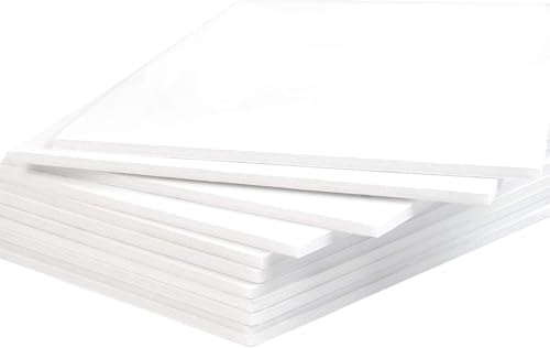 Mat Board Center Foam Boards, 18x24, White, Pack of 10