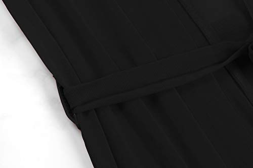 Sovoyontee Women's Black Sexy Mesh Sheer Long Sleeve Swimsuit Swim Swimwear Beach Cover Up Dress Xl #TOP5