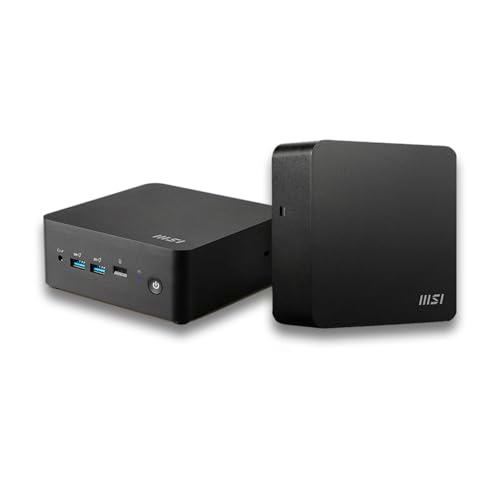 SYSTEMTREFF Intel NUC PC Intel Core i7-150U 10x5.4GHz | Iris Xe Graphics 96 | 256Go M.2 NVMe | 16Go DDR5 RAM | Windows 11 Pro | Ordinateur de bureau silencieux avec pour usage professionnel multimédia